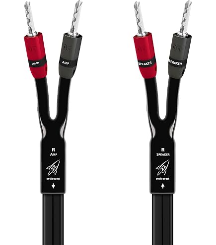 Amazon.com: AudioQuest Rocket11 15ft Pair Spades Speaker Cable